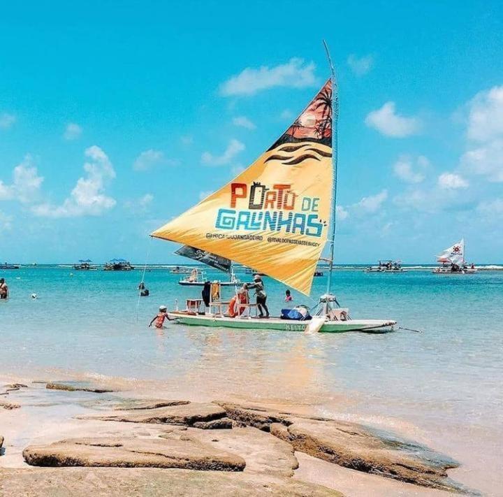 Lindo Apartamento Porto De Galinhas - Ipojuca - Com Churrasqueira E Piscina المظهر الخارجي الصورة