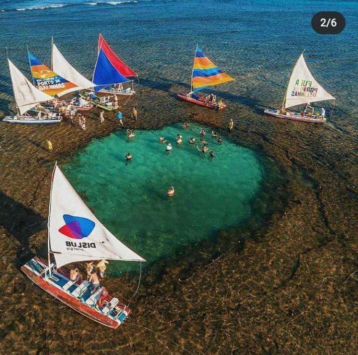 Lindo Apartamento Porto De Galinhas - Ipojuca - Com Churrasqueira E Piscina المظهر الخارجي الصورة